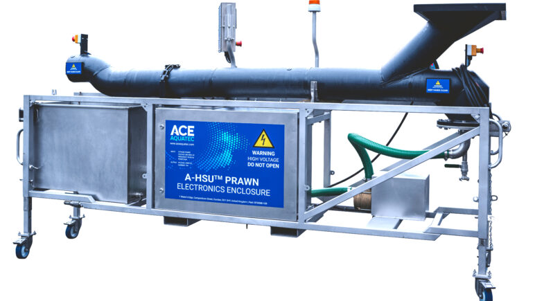 Image of electrical prawn stunner made by Ace Aquatec